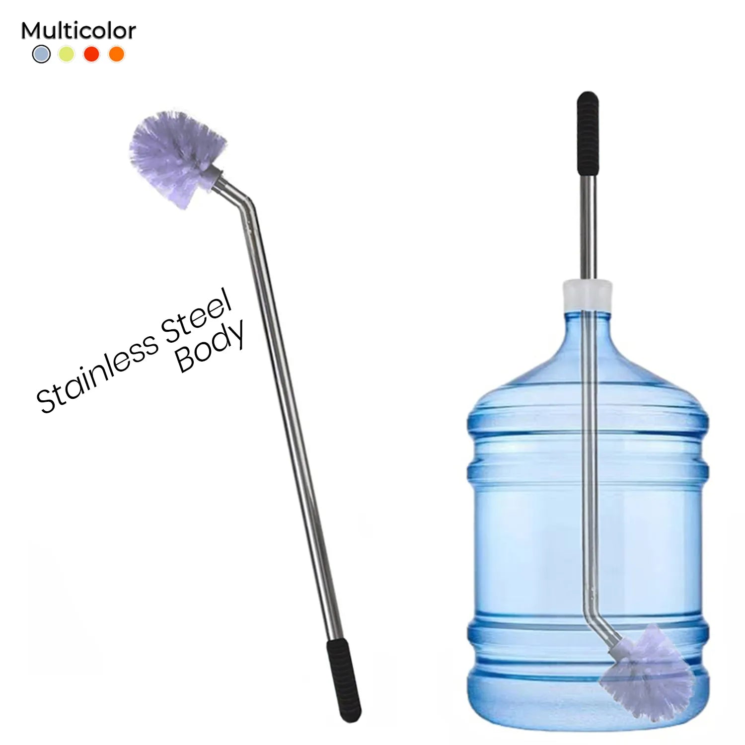 Water Bottle (19L) Washing Brush - Stainless Steel Rod